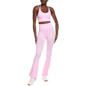 Marion Womens  2Pc Snatch Me Up Flared Sports Bra & Legging Set, Pink